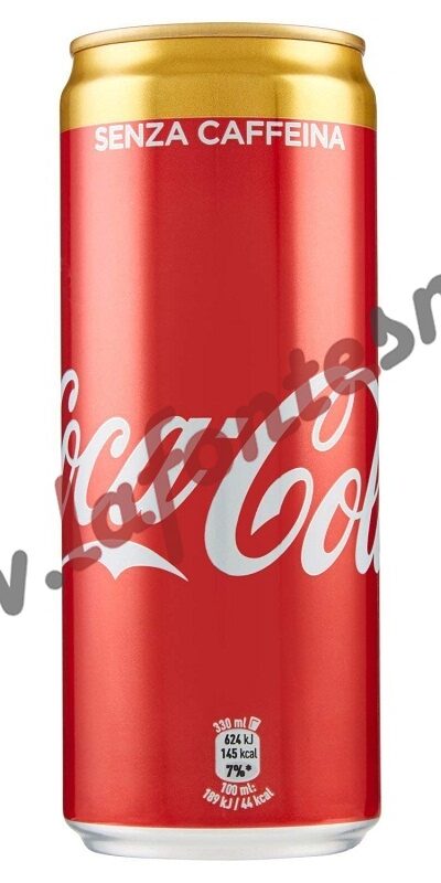 Coca Cola Senza Caffeina 33 cl Lattina